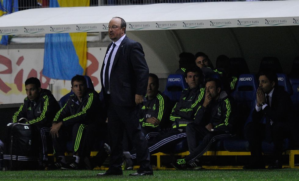 Rafa Benítez en el Carranza.