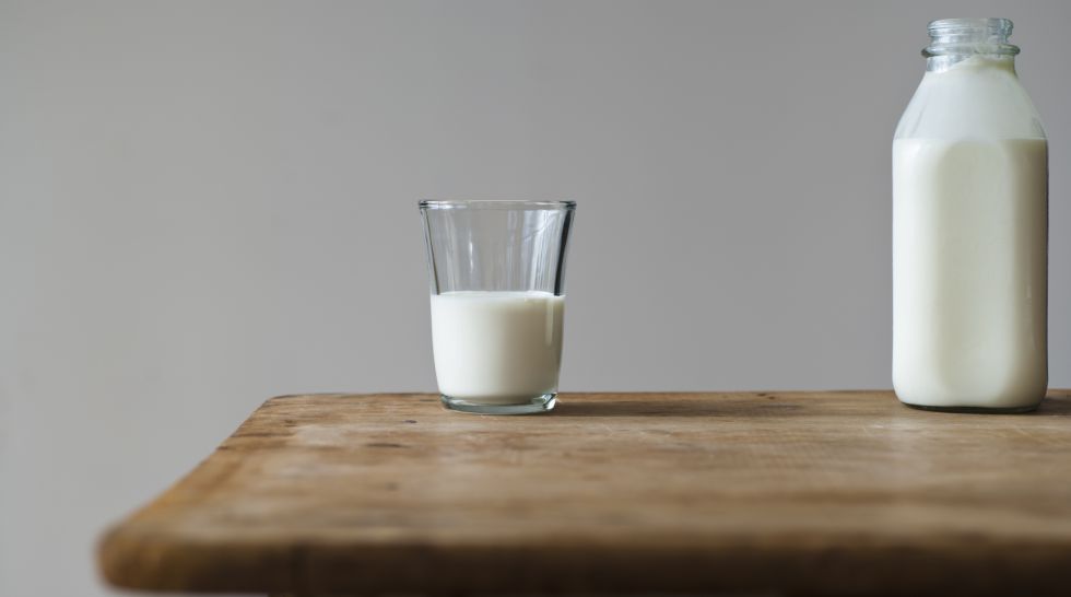 Leche de vaca organica