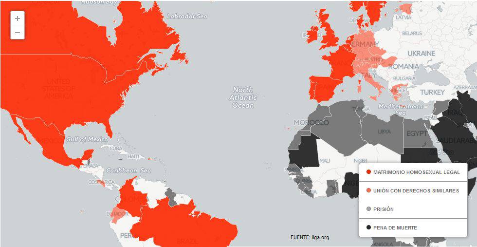 Orgullo Gay 2016 El Mapa De La Homofobia En El Mundo Actualidad El