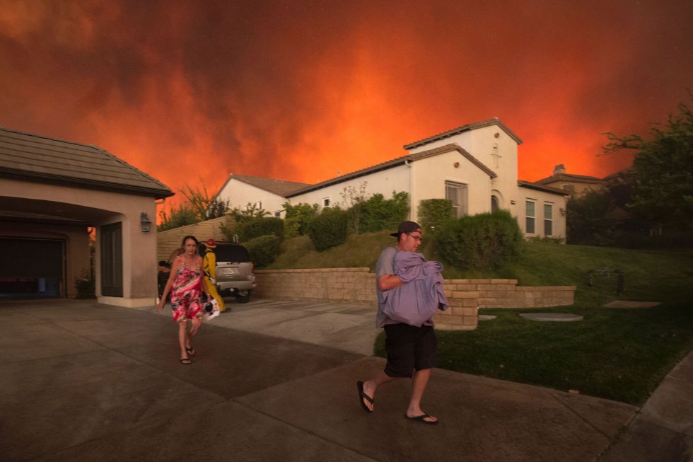 Fotos Incendio Forestal En Santa Clarita California Internacional