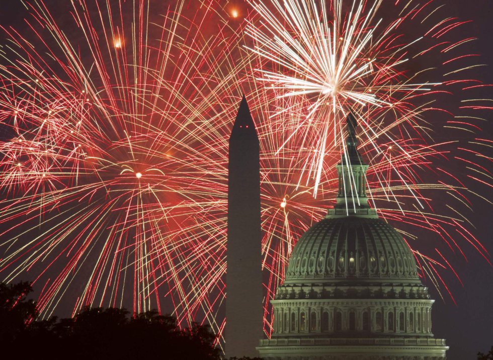 Fotos 4 de julio Fuegos artificiales para despedir el Día de la