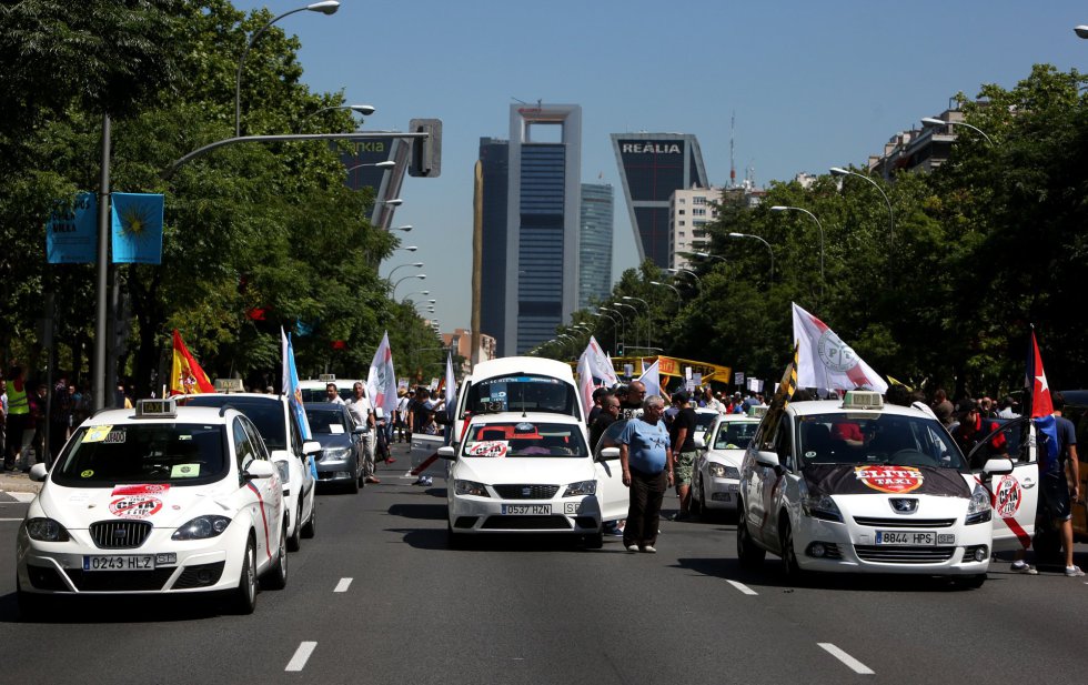 Fotos: La Huelga De Taxis, En Imágenes | Economía | EL PAÍS