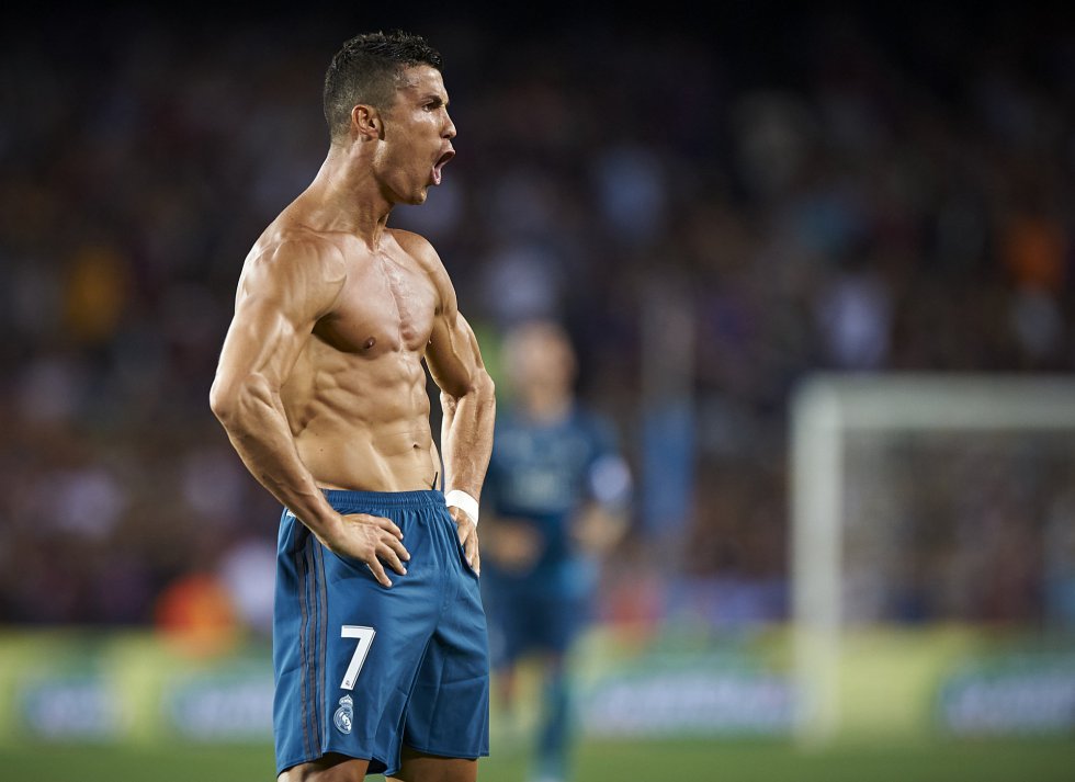 Ronaldo celebra el segundo gol del Real Madrid. fotopress. 