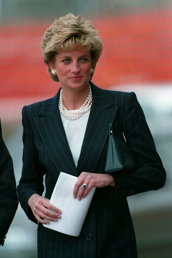 Diana de Gales, en un acto público en 1993.