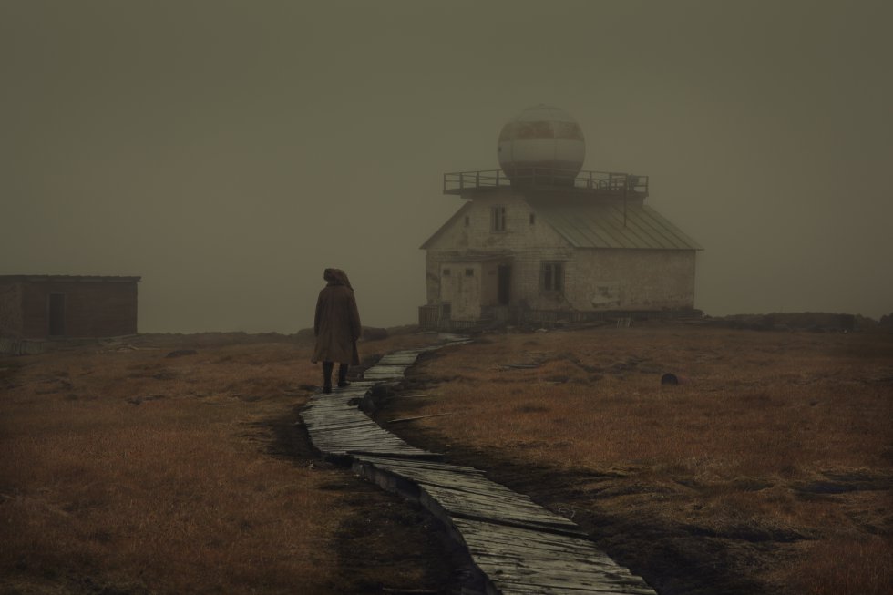 Observatorio abandonado en Kotelniy