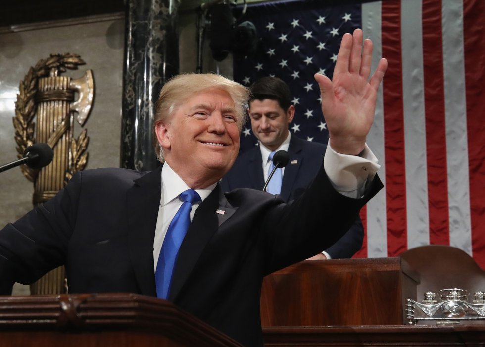 Fotos: Trump Da Su Primer Discurso Del Estado De La Unión ...