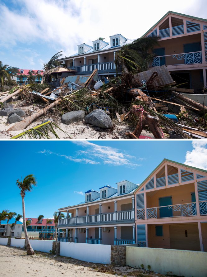 Fotos: Seis meses después del paso de los huracanes por el Caribe ...