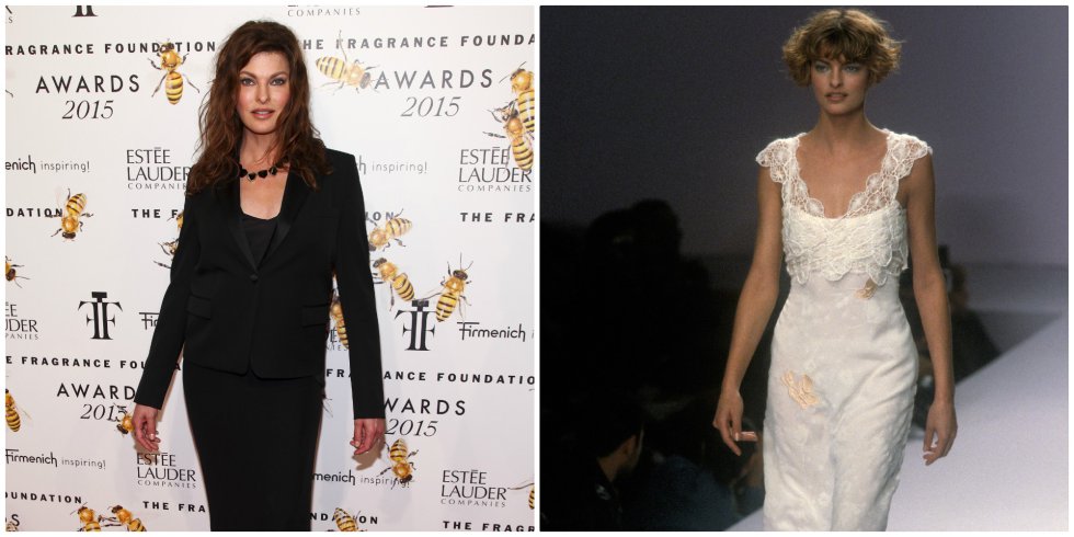 Linda Evangelista (Ontario 1965) comenzó muy joven en el mundo de la moda. Con tan solo 12 años ganó el concurso juvenil Miss Niágara, justo después se mudó a Nueva York donde fichó por la agencia Elite, de la que salieron las grandes 'tops' de la de la década de los 90. Lo que vino después ya es parte de la historia de la moda. Su versatilidad y su elegancia a la hora de moverse por la pasarela le granjearon contratos millonarios con las grandes casas de la alta costura y con numerosas firmas de cosmética como L’Oreal, marca con la que mantuvo una relación profesional hasta los 45 años.