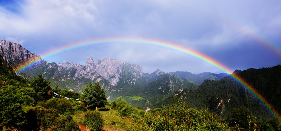 El sistema compuesto de Zhagana (China), que integra agricultura, silvicultura y ganadería, se extiende por la meseta tibetana, la meseta Loess y la cuenca del Chengdu, en un punto donde convergen tres zonas climáticas. Este macropaisaje se extiende en vertical y horizontal combinando las tres actividades. Es un ejemplo extraordinario de manejo sostenible de los recursos naturales de la zona.