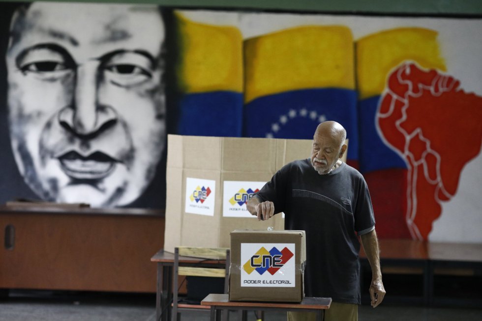 Fotos: La jornada de elecciones presidenciales en Venezuela, en ...