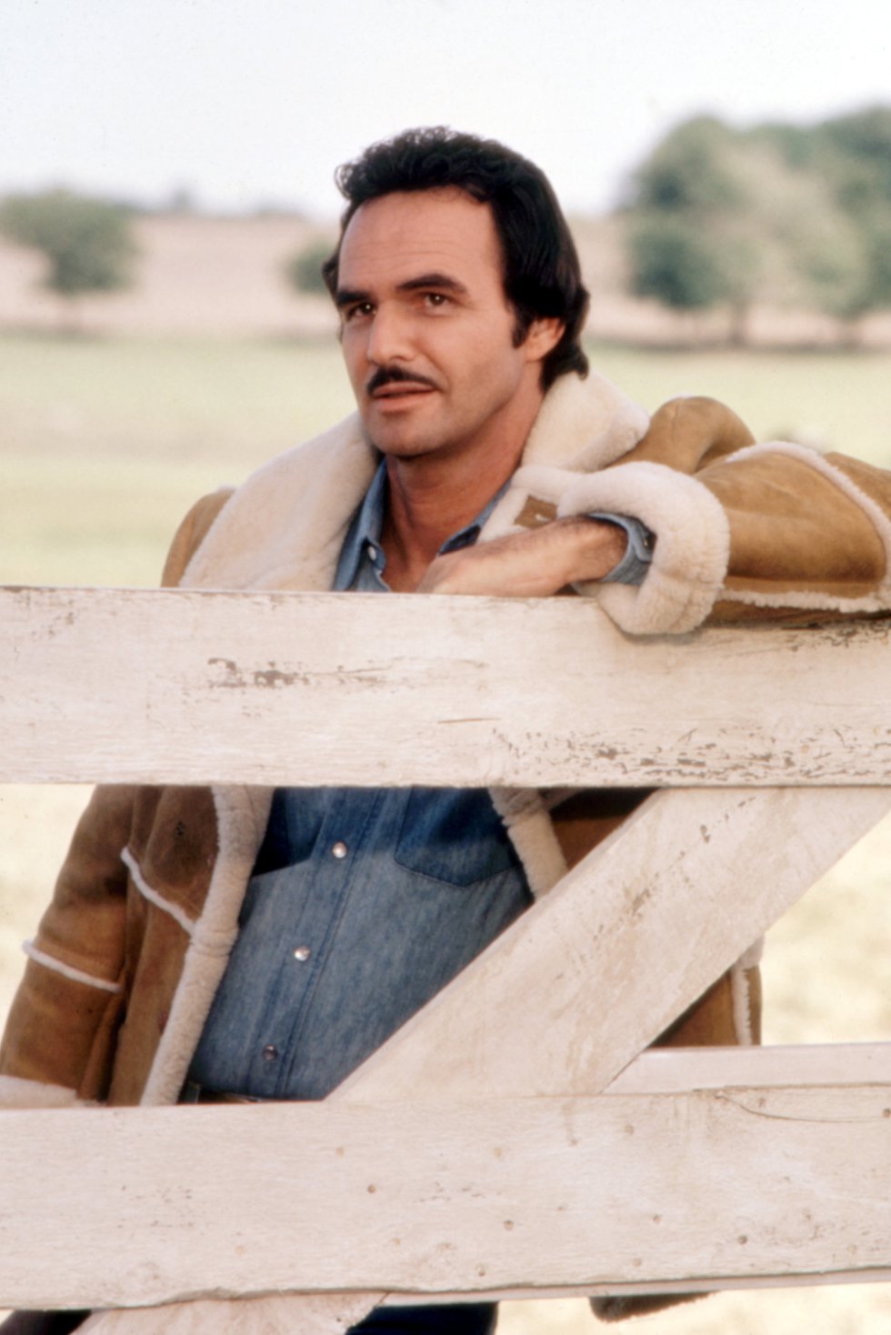 Burt Reynolds, durante el rodaje de 'La casa mÃ¡s divertida de Texas'.