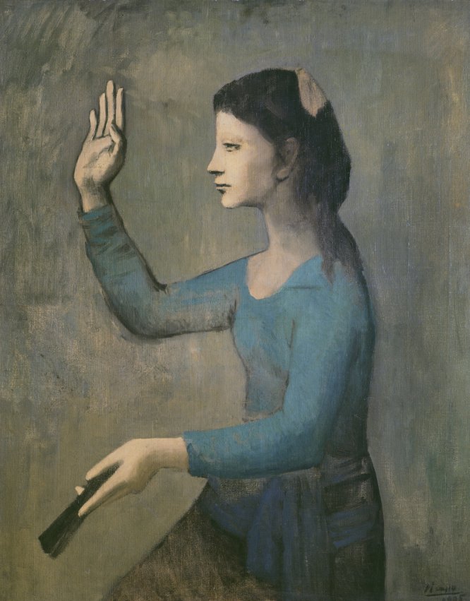 'Jovem dama com seu leque', 1905.
