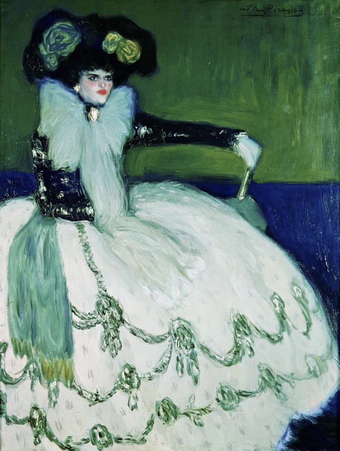 'Mulher em azul', 1901.