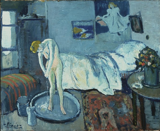 'O quarto azul', 1901.