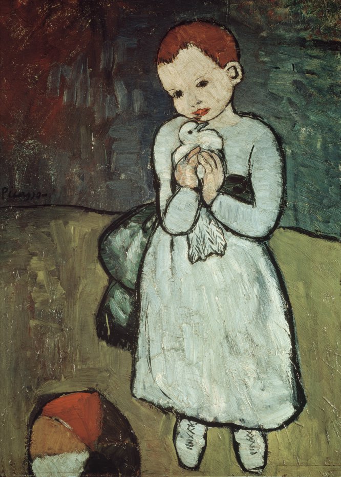 'Criança com pomba', 1901.