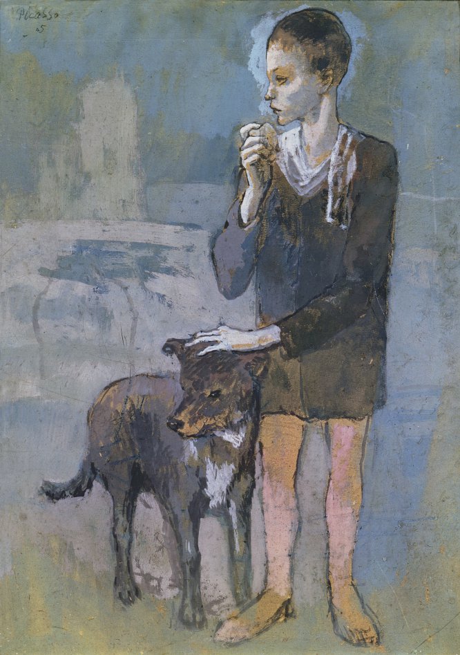'Menino com cão', 1905.