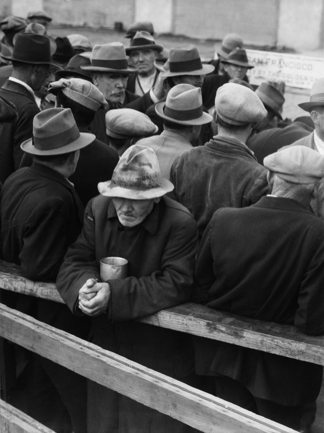 A fila do pÃ£o de White Angel, San Francisco, 1933