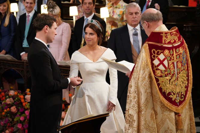 El deán de Windsor, en la boda de Eugenia y Jack Brooksbank.