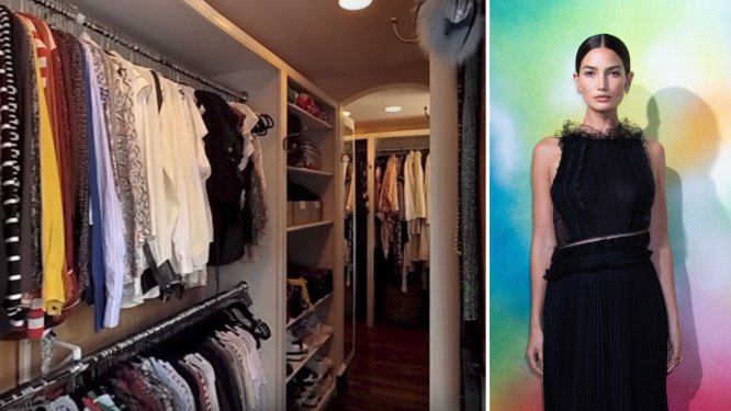 El ángel de Victoria´s Secret Lily Aldridge tiene un pasillo en su armario para poder desfilar sus atuendos diarios.