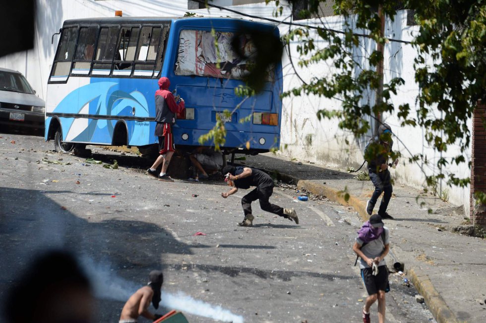 Fotos Venezuela Disturbios en Caracas tras el intento fallido de
