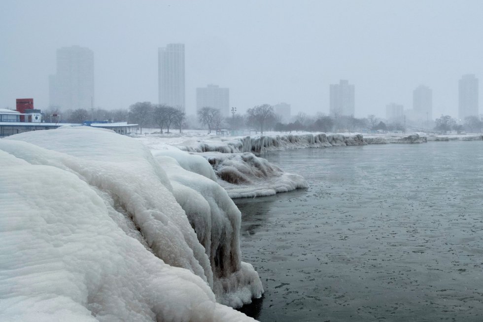 Fotos La llegada del vórtice polar a Estados Unidos, en imágenes