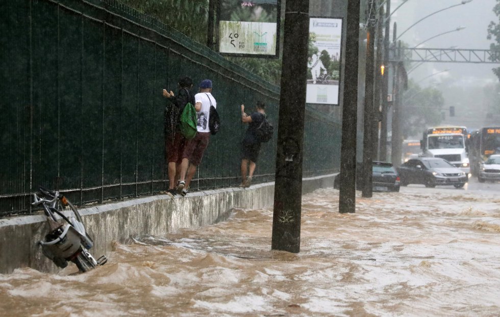 Fotos Las fuertes lluvias en Río de Janeiro, en imágenes