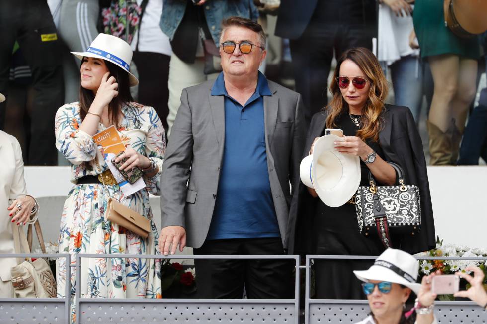 Radomir Antic, con su hija Ana, famosa estilista.