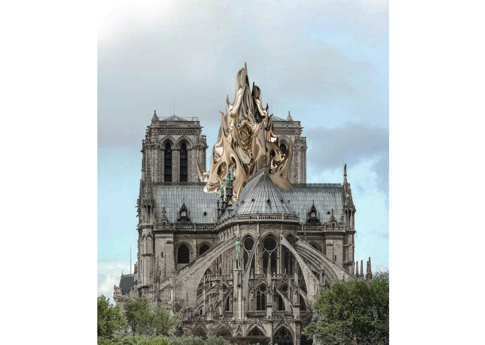 Fotos: Así son las propuestas para reformar Notre Dame | ICON Design | EL  PAÍS