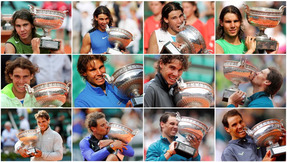 hasta ahora visión Procesando Fotos: Los 12 títulos de Rafael Nadal en Roland Garros | Economía | EL PAÍS