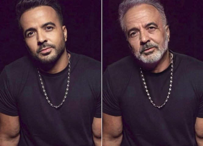 El cantante Luis Fonsi ha hecho esta combinación de imágenes en su propio perfil. "Había que probarlo, ¿cómo me veo?". En general, le han caído muchos piropos. "¡Pero si estás igual!", le dice David Bisbal.