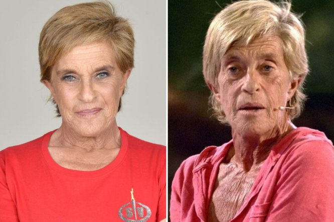 Chelo García Cortés perdió más de 12 kilos en los dos meses de su paso por la isla. 