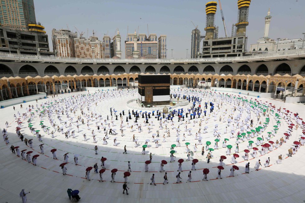 Fotos La peregrinación a La Meca durante el coronavirus, en imágenes