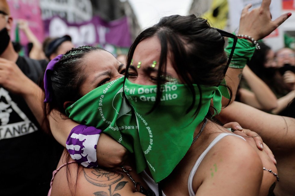 Fotos: La marea verde por el aborto legal en Argentina, en imágenes |  Sociedad | EL PAÍS