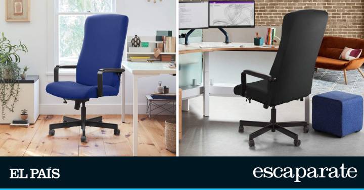 La mejor funda para silla de oficina de Amazon es elástica y se vende en dos tamaños y cuatro colores