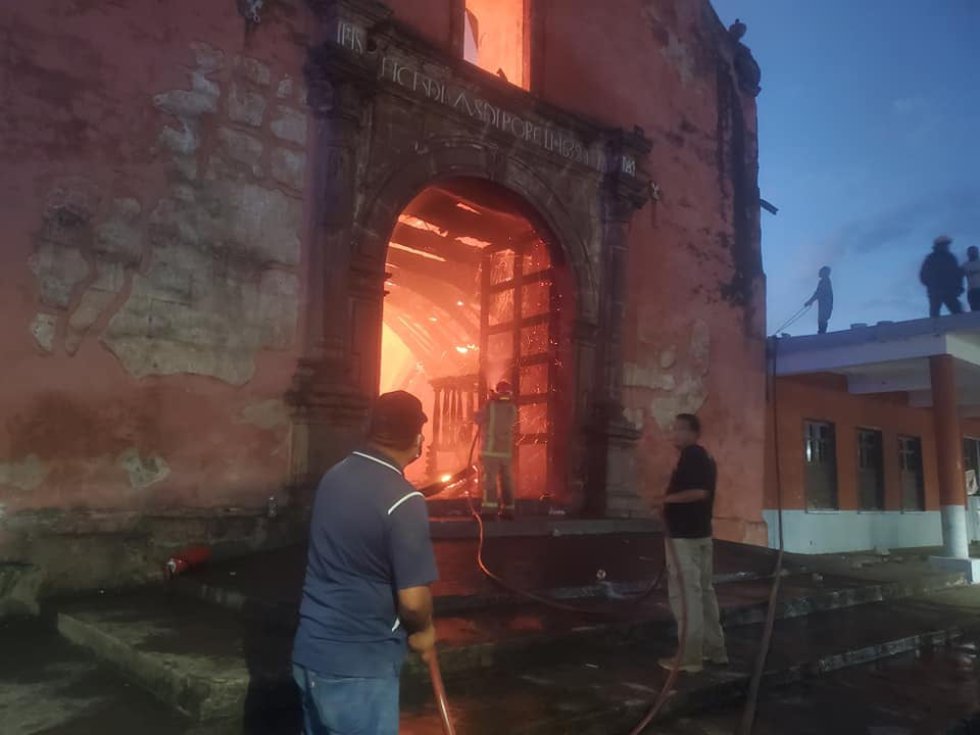 El templo del siglo XVI se consideraba una joya arquitectónica de la Meseta Purépecha.