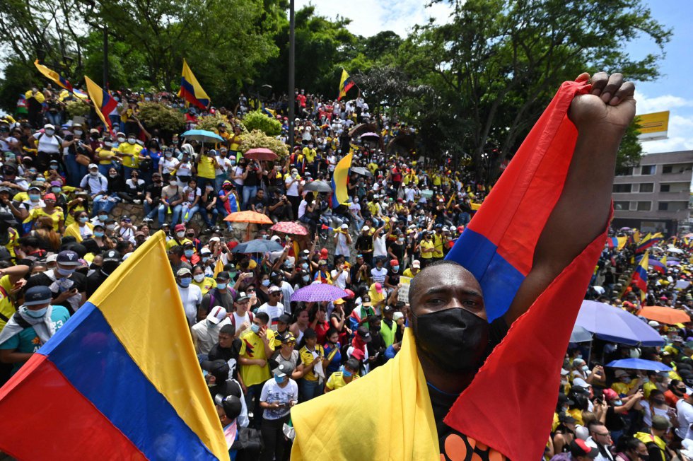 Fotos: Las protestas en Colombia por la reforma tributaria ...