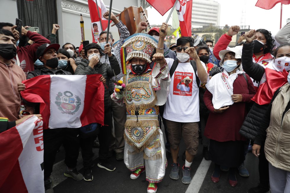 Fotos: Los seguidores de Pedro Castillo se echan a las calles de Perú | Internacional | EL PAÍS