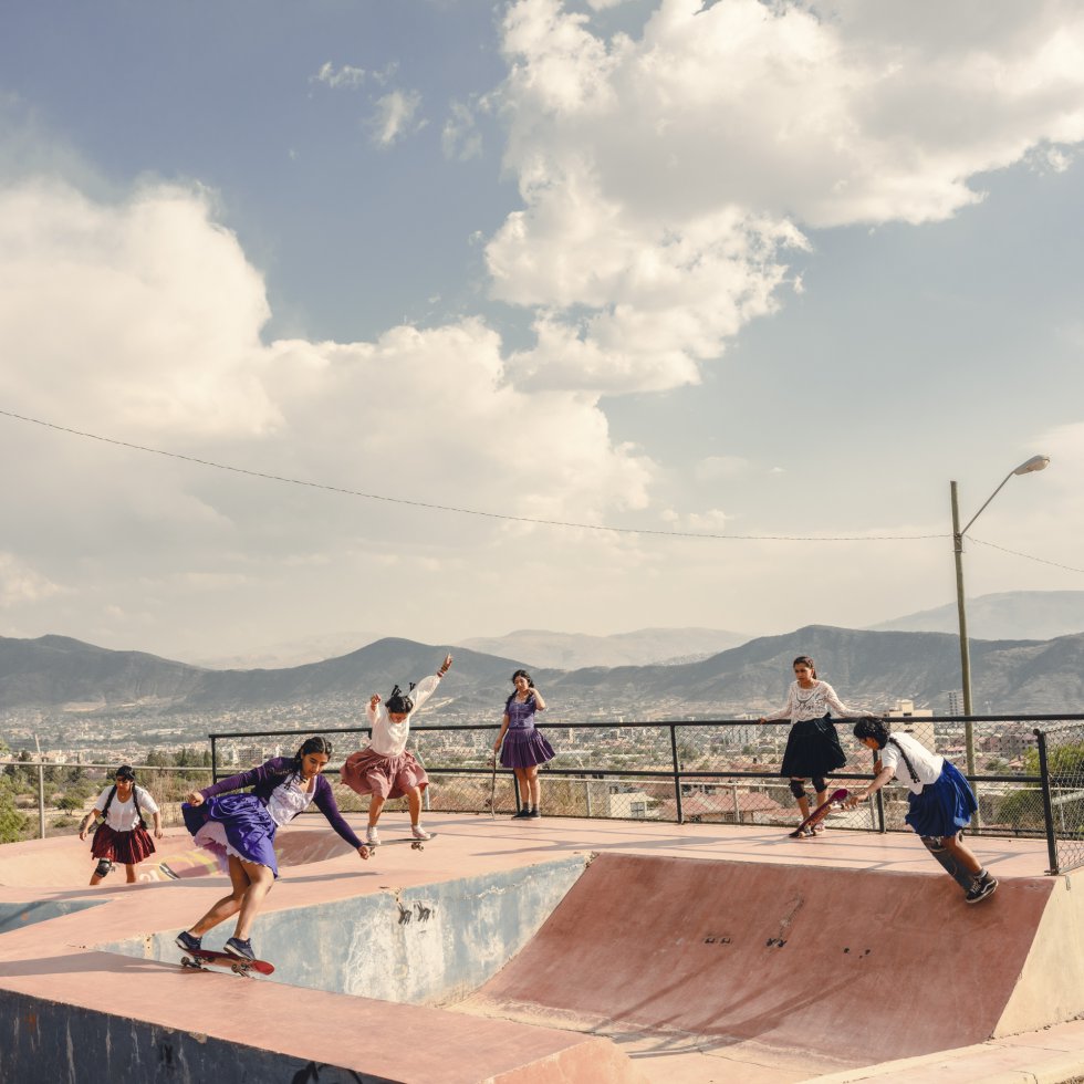 El parque del Senac es uno de los lugares donde las integrantes de ImillaSkate patinan habitualmente. 