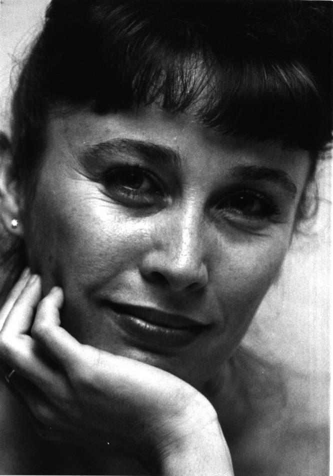 Verónica Forqué, en una entrevista con EL PAÍS en 1988.