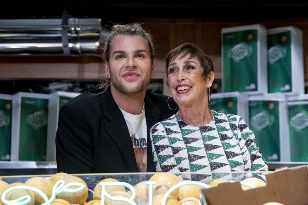 Eduardo Navarrete y Veronica Forqué, durante un acto de promoción el pasado 29 de noviembre en Madrid.