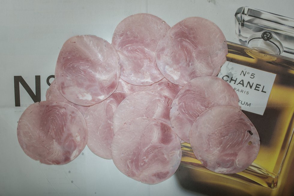 Lonchas de jamón. Reino Unido. Londres. Diciembre 2013. GBP 5.85 (USD 9.47, EUR 7.01)