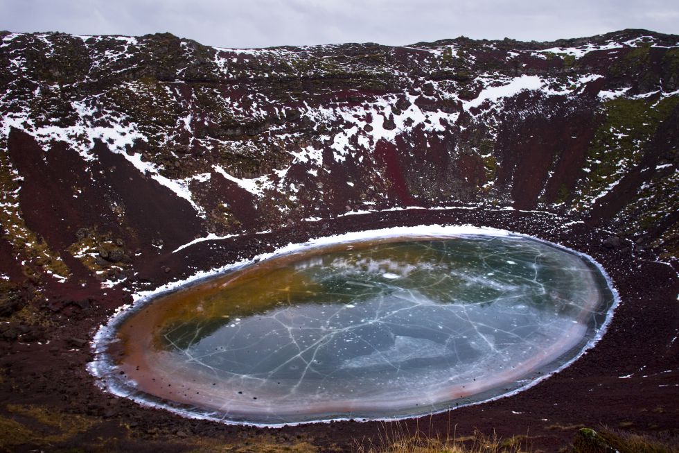 Resultado de imagen de crater kerid islandia
