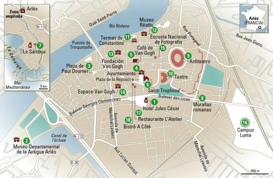 arles francia mapa 24 horas en Arlés, el mapa | El Viajero | EL PAÍS