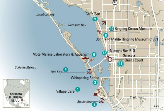 Mapa De Sarasota Florida 24 Horas En Sarasota, El Mapa | El Viajero | El País