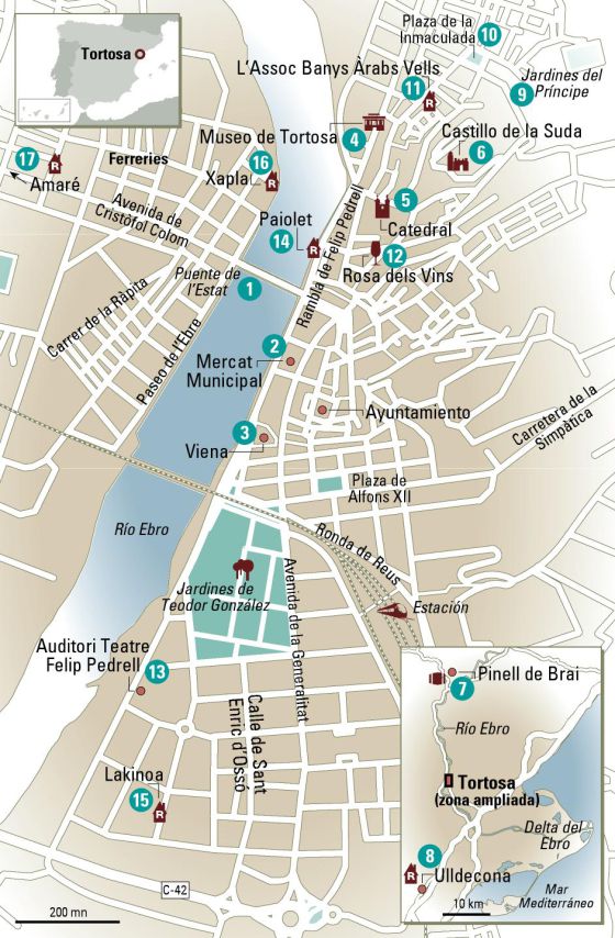 tortosa mapa 24 horas en Tortosa, el mapa | El Viajero | EL PAÍS