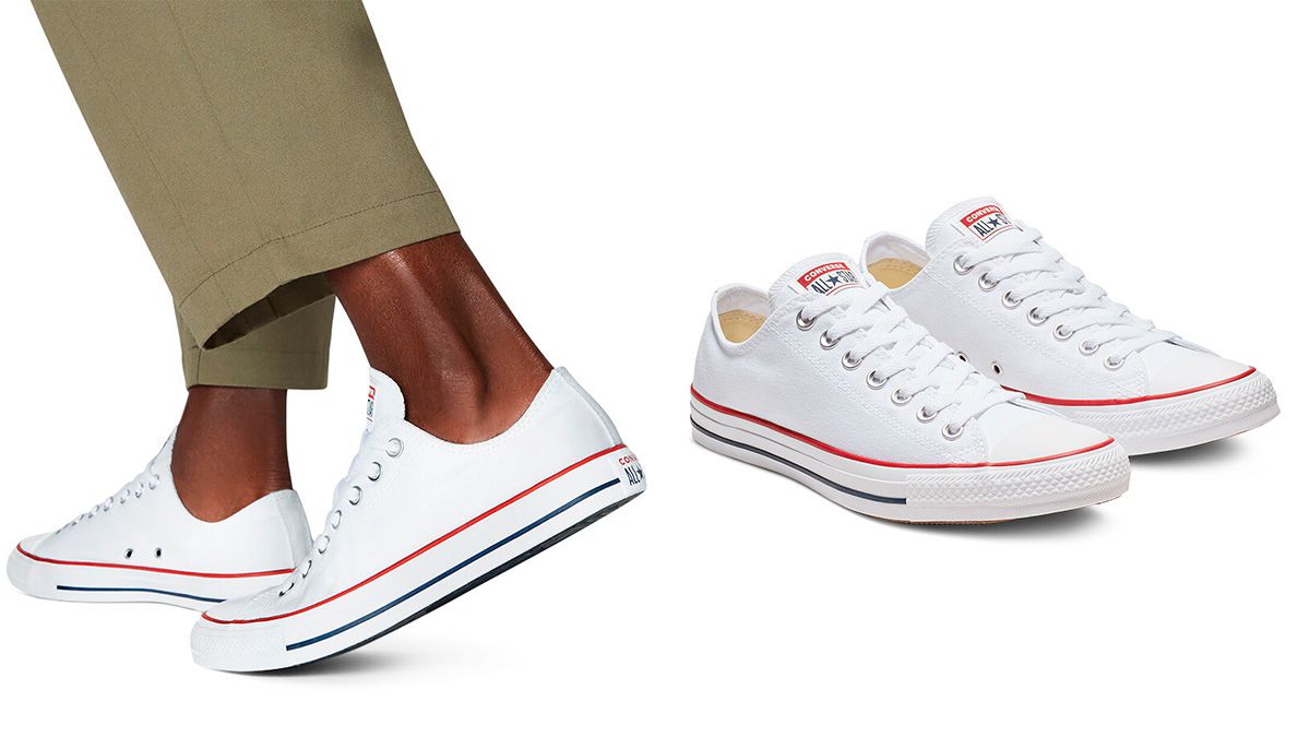 Tenemos las zapatillas Converse blancas de caña baja desde 34,99 €