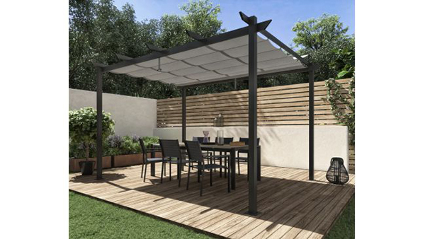 Toldo vela retráctil de Relaxdays