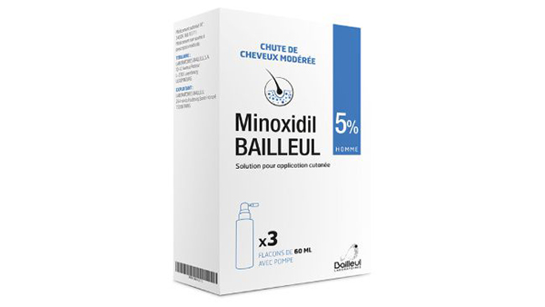 3. Minoxidil 5% Bailleul