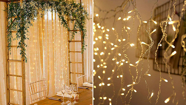 Cortina de luces de Navidad: la última moda para decorar la casa en estas fiestas