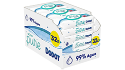 prod Toallitas Dodot Aqua Pure para bebé por 63,49 euros